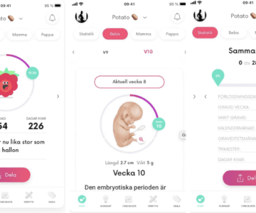 Preggers app - alla frukter - gravid app med grönsaker